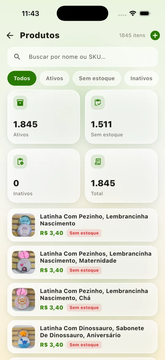 BrasiArte no celular: Catálogo com busca