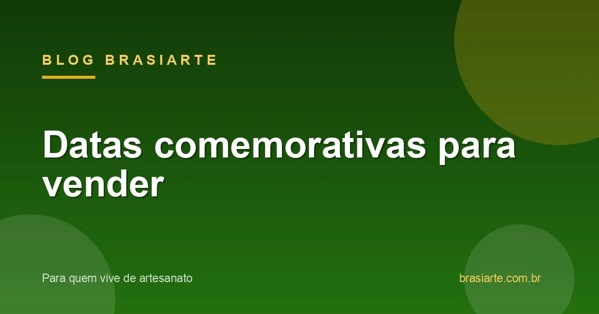 Calendário cercado de peças artesanais de temas festivos