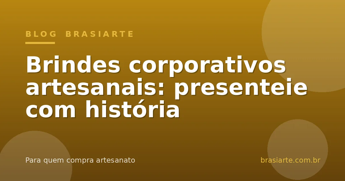 Kit de brindes corporativos artesanais com caneca pintada, vela e ecobag bordada