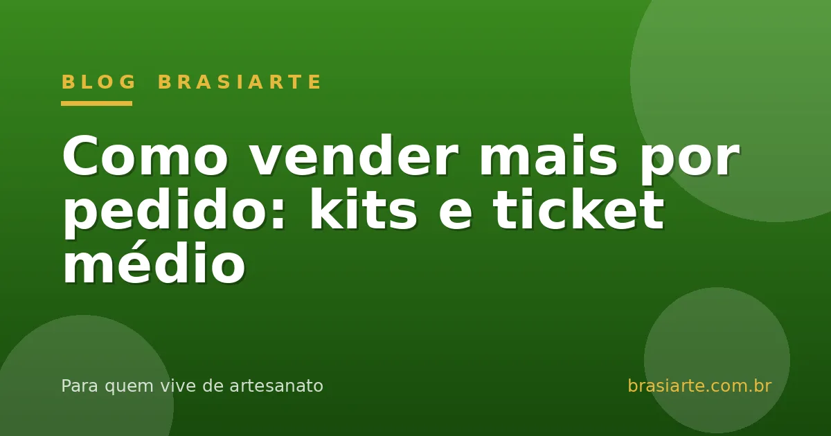 Kit de artesanato embalado para presente com produto principal e lembrancinha