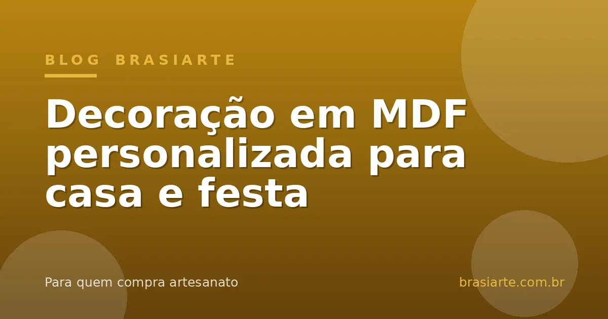 Peças de decoração em MDF pintadas à mão com nome e nichos decorativos