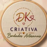 Logo da loja DK Criativa Bordados Artesanais