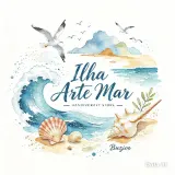 Logo da loja ilha arte mar