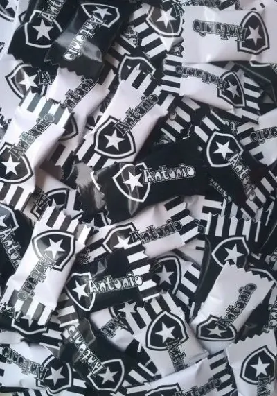 Balinha personalizada Botafogo - artesanato de Amulleto Ateliê