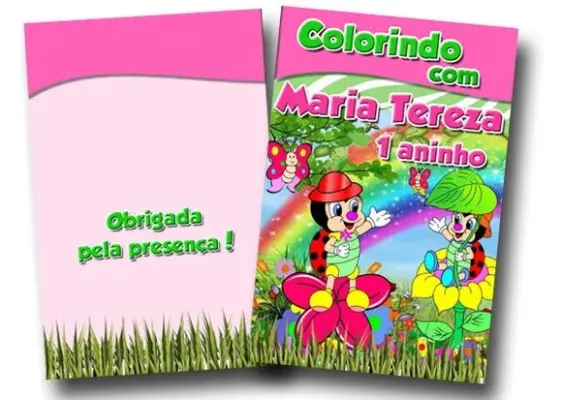 Revista de colorir Jardim 14x10 - artesanato de PAPCRIE