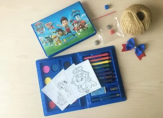 Estojo de Pintura - Patrulha Canina Personalizado - artesanato de Mi Papelaria Criativa