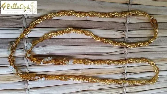 Guia de Iansã - artesanato de BellaOya Guias e Brajas