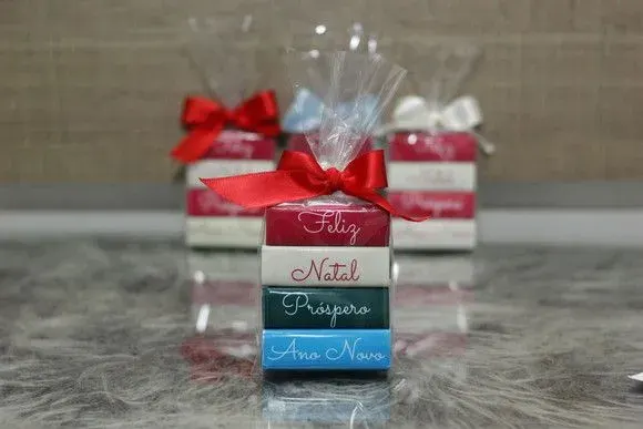 Bis de Natal - Lembrancinha Personalizada - artesanato de Juliana Biz - casa e bem estar