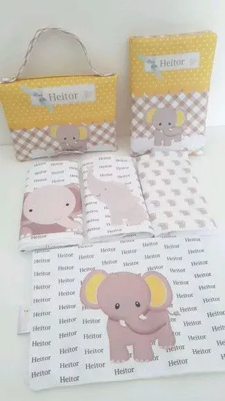Kit baby - elefante - artesanato de Innovare Studio