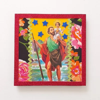 Quadrinho Retrô São João Adulto - artesanato de Estudio Bananeira