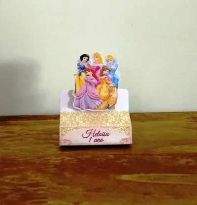 Porta chocolate duplo princesas - artesanato de Fina Essência Papelaria Personalizada