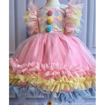 Vestido Circo Menina - artesanato de Ateliê JMN