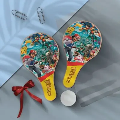 Raquete Ping Pong - Pokemon Personalizada - artesanato de Mi Papelaria Criativa