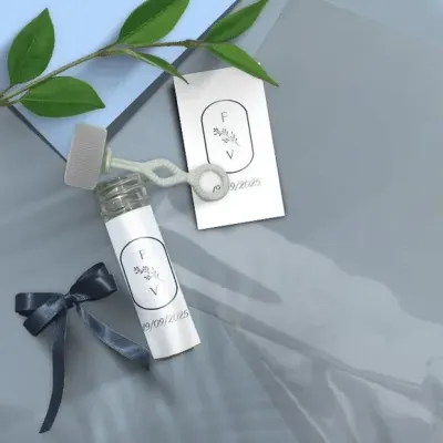 Bolha de Sabão - Casamento Personalizado - artesanato de Mi Papelaria Criativa