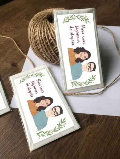 Lagrima de Alegria Personalizada - artesanato de creativitybynina
