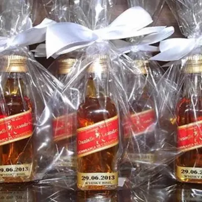 Garrafinha Red Label Personalizada - artesanato de Mi Papelaria Criativa