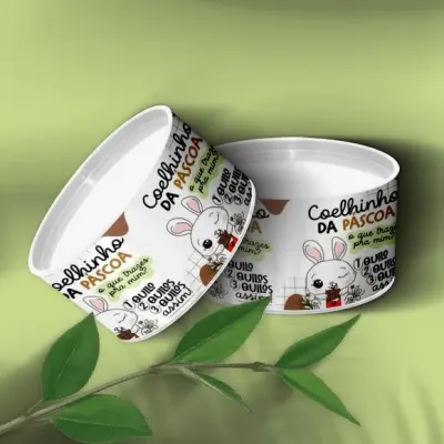 Tubo Lata - Páscoa Personalizada - artesanato de Mi Papelaria Criativa
