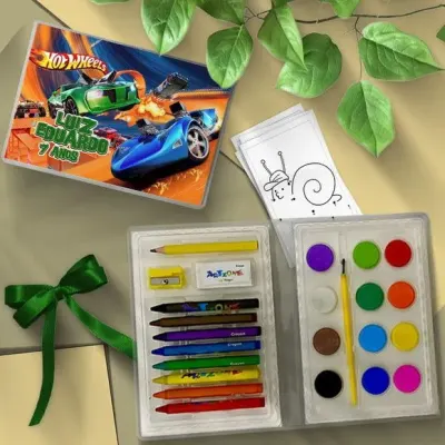 Estojo de Pintura - Hotwheels Personalizado - artesanato de Mi Papelaria Criativa