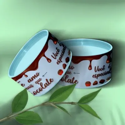Tubo Lata - Chocolate Páscoa Personalizada - artesanato de Mi Papelaria Criativa