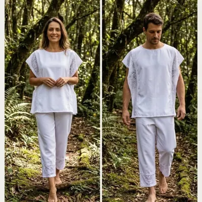 roupa para umbanda ou camdomble - artesanato de Empório cor e amor