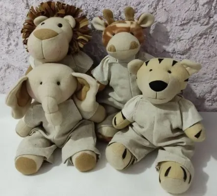 Bichos safari - artesanato de Ateliê cantinho do bebê