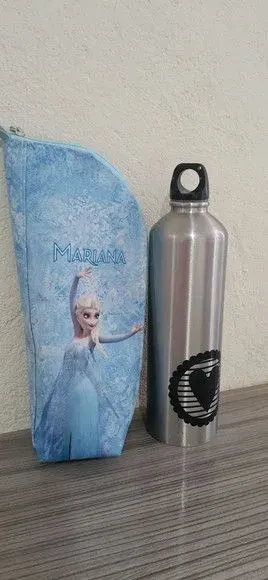 Porta garrafa personalizado Minnie - artesanato de Innovare Studio