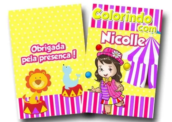 Revista para Circo menina 14x10 - artesanato de PAPCRIE