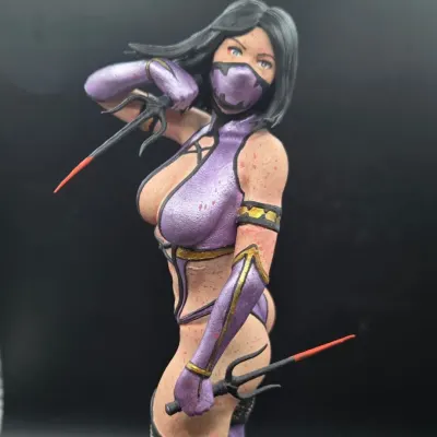 Mileena - Mortal Kombat | Estátua 22 Cm - artesanato de 3D BILLA