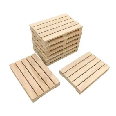 100 un Mini Pallets em Madeira Pinus 10x12x3cm - artesanato de DASERRA ARTE EM MADEIRA