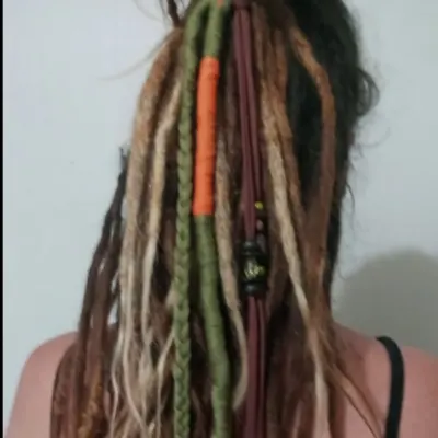 HairWrap Assessório Boho para Cabelos - artesanato de Luna Dreads e Artes 🌜