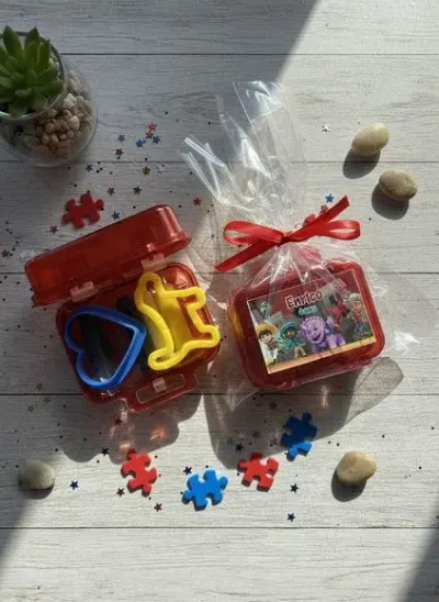 Mini Maleta - Dinossauro Personalizada - artesanato de Mi Papelaria Criativa