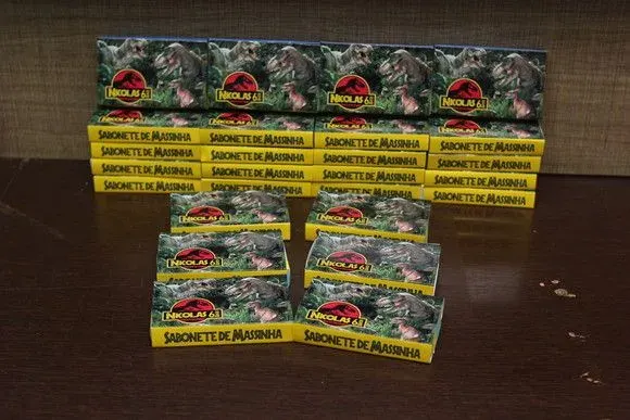 Lembrancinha Infantil Personalizada Dinossouro Jurassic Park - artesanato de Juliana Biz - casa e bem estar
