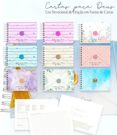 Cartas para Deus Devocional Diário - artesanato de PAPCRIE