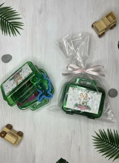 Mini Maleta - Safari Personalizada - artesanato de Mi Papelaria Criativa