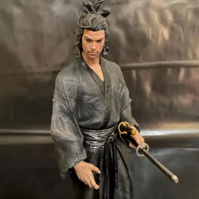 Action figure miyamoto musashi Vagabond Colecionaveis Estatua - artesanato de 3D BILLA