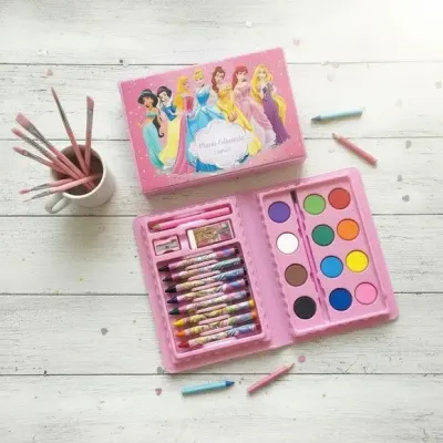 Estojo de Pintura - Princesas Personalizado - artesanato de Mi Papelaria Criativa