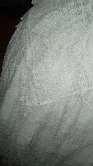 Baiana em guipir cor off - artesanato de Ateliê Ofatemi