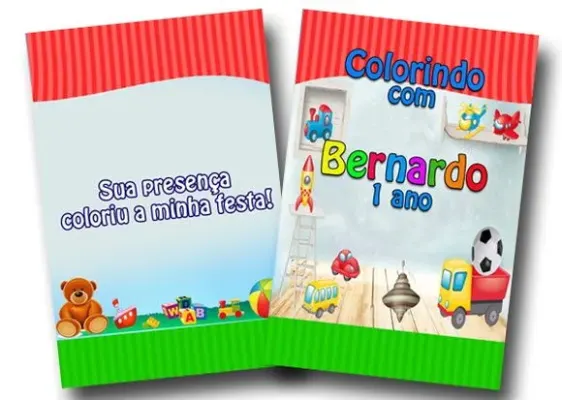 Revista colorir brinquedos 14x10