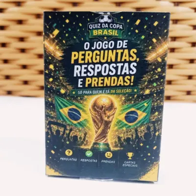 Quiz Da Copa Brasil Jogo Divertido Para Família E Amigos Futebol JD Arte - artesanato de JD Arte