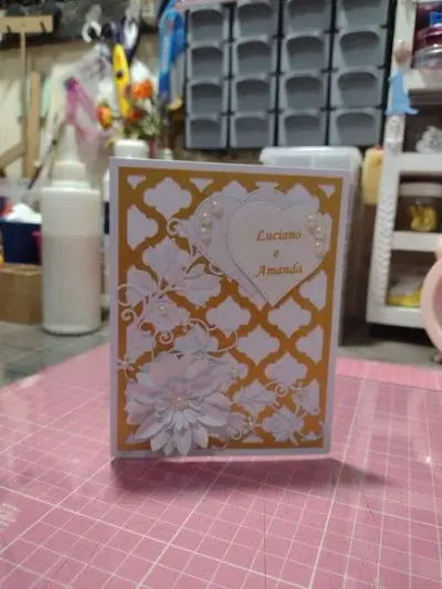 Convite de Casamento - Amor em Detalhes 2 - artesanato de Ateliê de Criação Usina Caseira