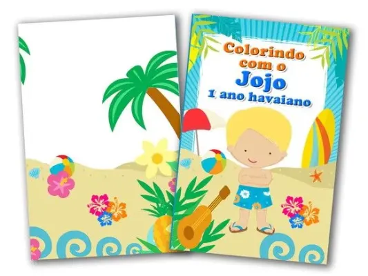 revista colorir Praia tropical - artesanato de PAPCRIE
