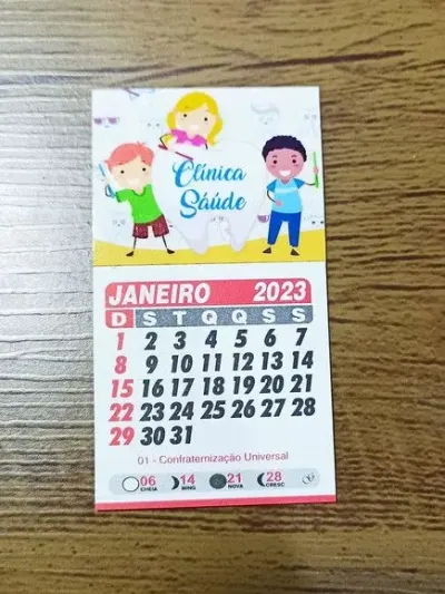 Calendário Imã de Geladeira Personalizado - artesanato de PAPCRIE