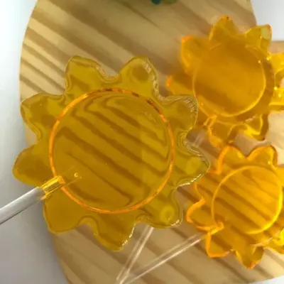 Sol - artesanato de Lollipops Cristal