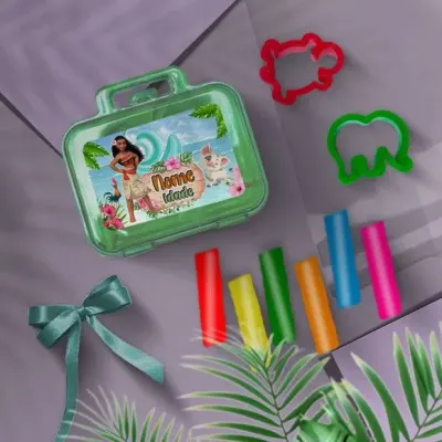 Mini Maleta - Moana Personalizada - artesanato de Mi Papelaria Criativa