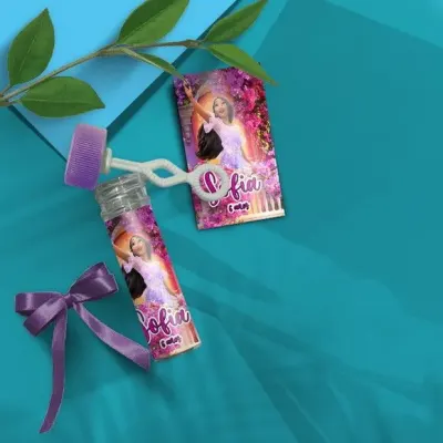Bolha de Sabão - Encanto Personalizado - artesanato de Mi Papelaria Criativa