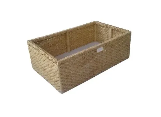 Gaveta Palha Milho Nt Fechado 55x27x12 - artesanato de Mundo Urbano