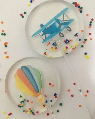 Logo - 8 cm - artesanato de Lollipops Cristal
