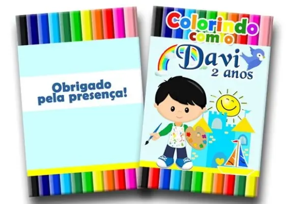 Revista aquarela 14x10 com letra musica - artesanato de PAPCRIE