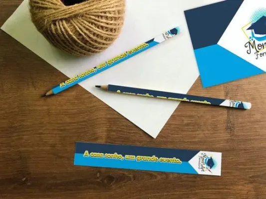 Lápis Personalizado - artesanato de Mi Papelaria Criativa