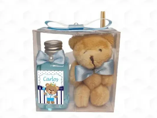 Aromatizador com Ursinho Personalizado - artesanato de creativitybynina